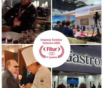 FITUR 2026 con showcookings, degustaciones y stands que impulsan el turismo gastronómico como valor añadido para los destinos.