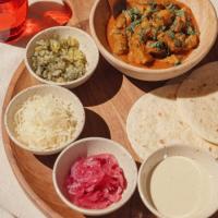 Tacos mexicanos al Pastor con salsa de achiote