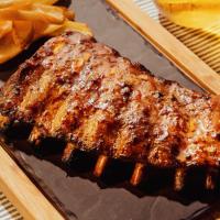 Costillar ibérico cocinado a baja temperatura