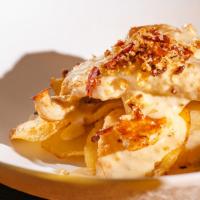 Solomillo de pollo con crema camembert